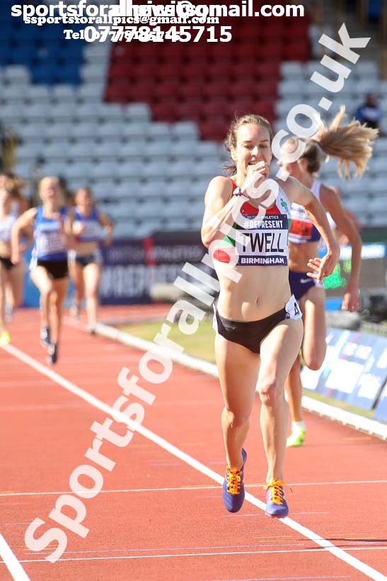 Womens 5000 metres, British World Championship Team Trials, Alexander Stadium, Birmingham